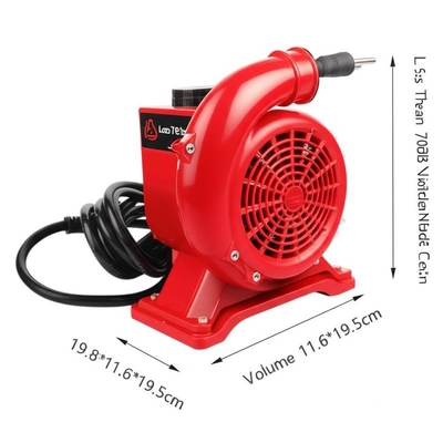 Nível de ruído inferior a 70dB ventilador de sopro de ar inflável Design compacto 19.8*11.6*19.5cm Volume 3.5M comprimento do cabo de alimentação